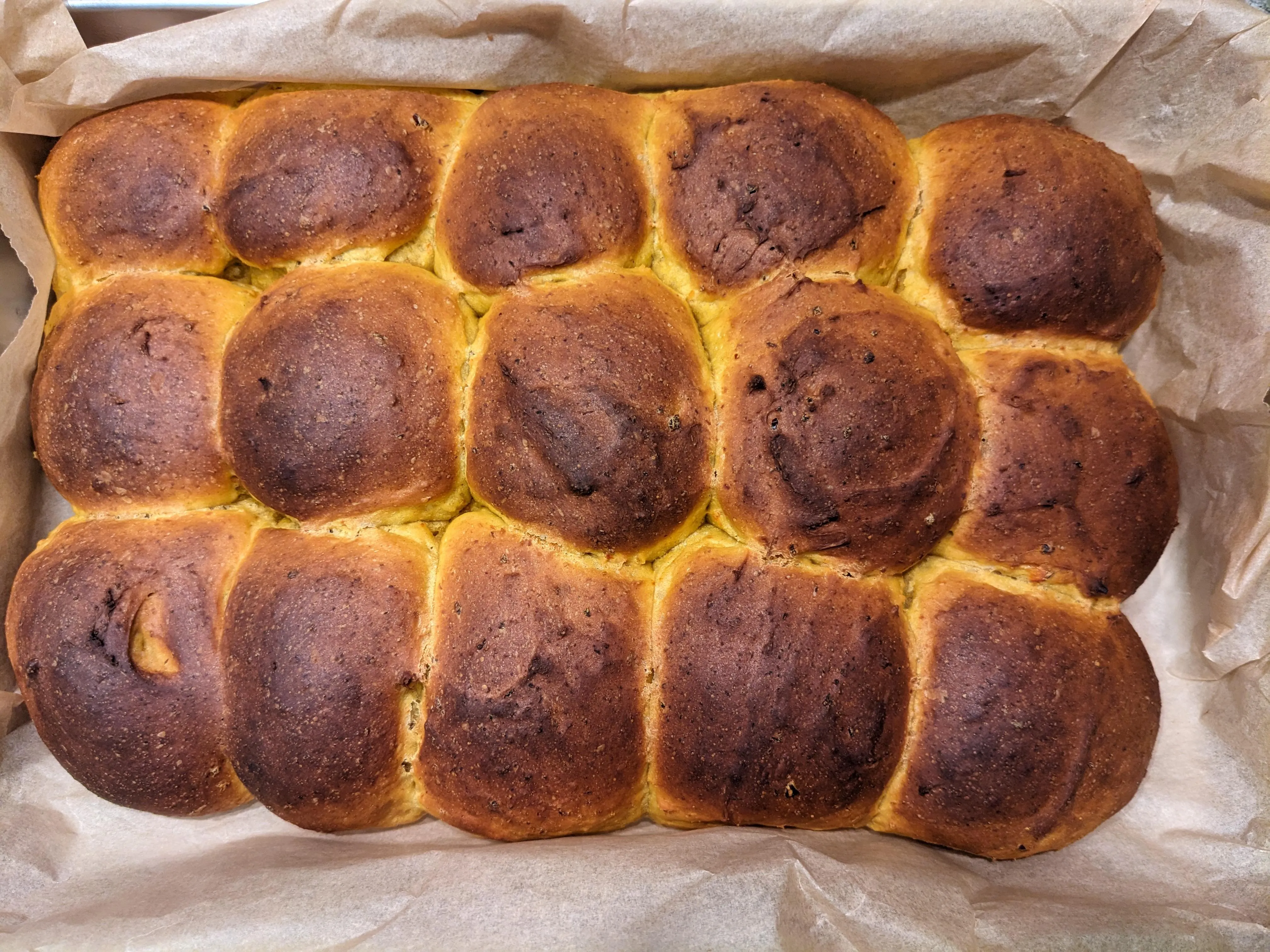 The golden, cottony crumb of the finished softies